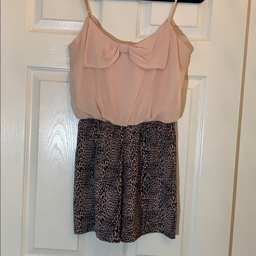Leopard romper
